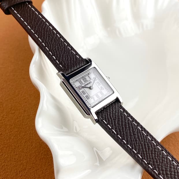 TIFFANY&CO mini square line watch