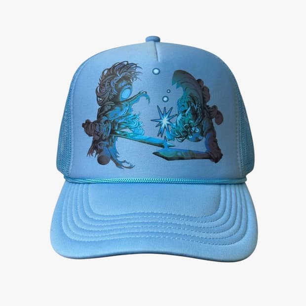 (구해요) Yumin ha 유민하 블루 클래시 트러커 캡 