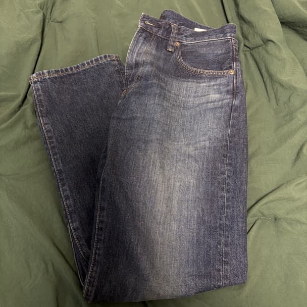 유니클로 레귤러핏 스트레이트 진 