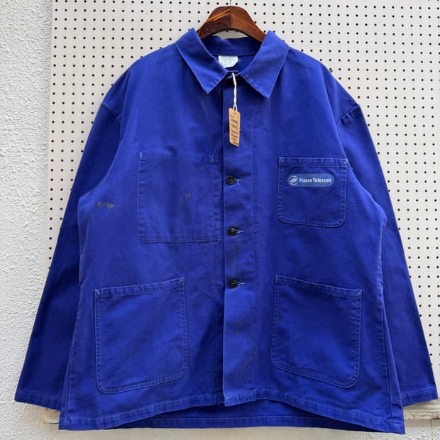 OLD FRENCH TELECOM BELTED 빈티지 프렌치워크자켓