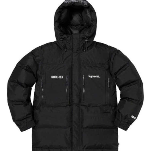 슈프림 고어텍스 700필 다운 파카 블랙 19fw