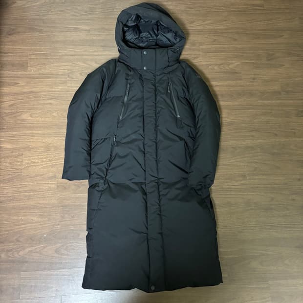 코오롱스포츠 여성 구스다운 거위털 롱패딩 85