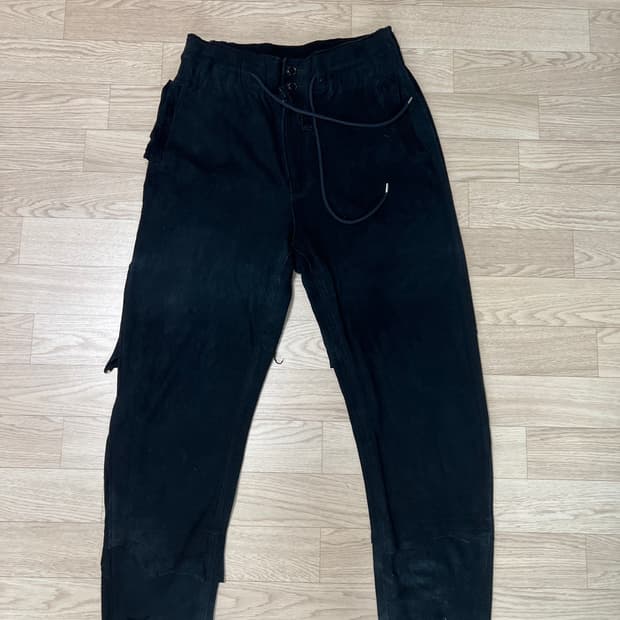 15AW The soloist 디어스킨 러프아웃 팬츠