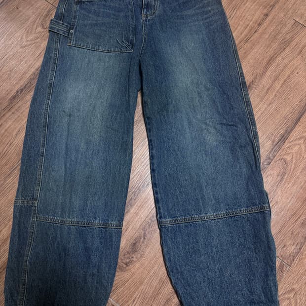 카락터 데님 팬츠 00