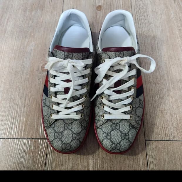 정품 구찌  에이스 GG 슈프림 레드260