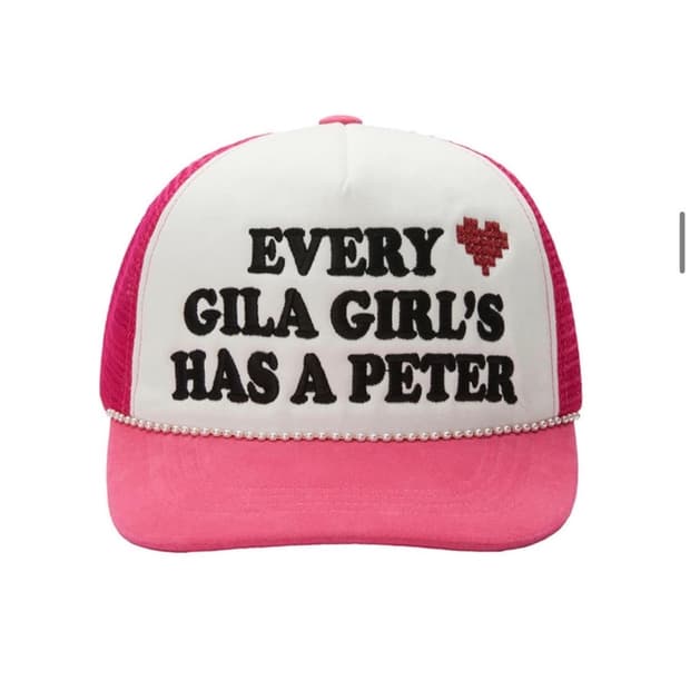 TYPING SIDE APPLIQUE MESH CAP_PINK