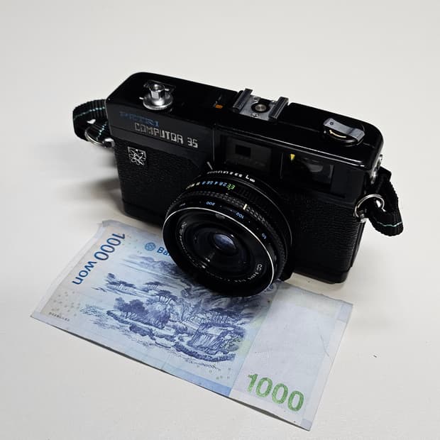 작례O 파스텔 감성 페트리 computor 35 필름카메라 빈티지 필카