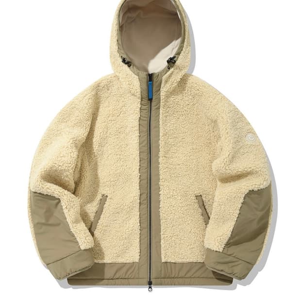 커버낫 예티 플리스 웜업 자켓 아이보리