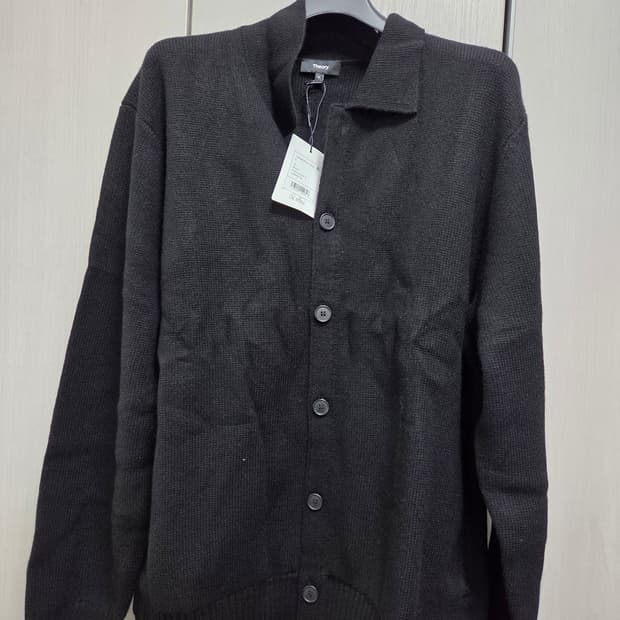 띠어리 캐시미어 카라니트 CAMERON CRD XL 110 블랙