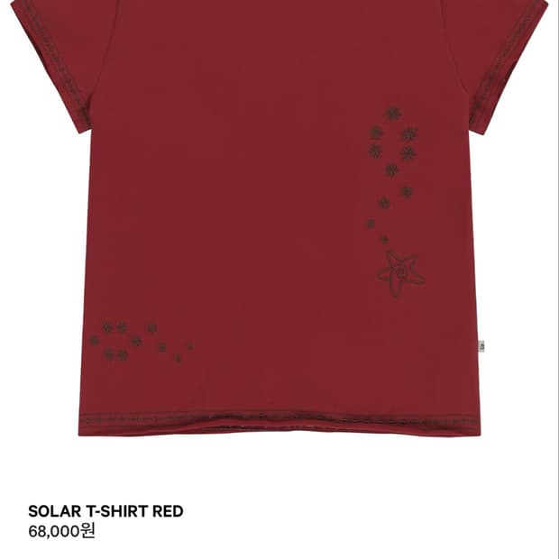 코이세이오 SOLAR T-SHIRT RED