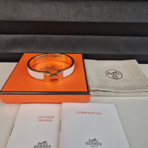 에르메스 클릭아슈 화이트 골드 pm 사이즈