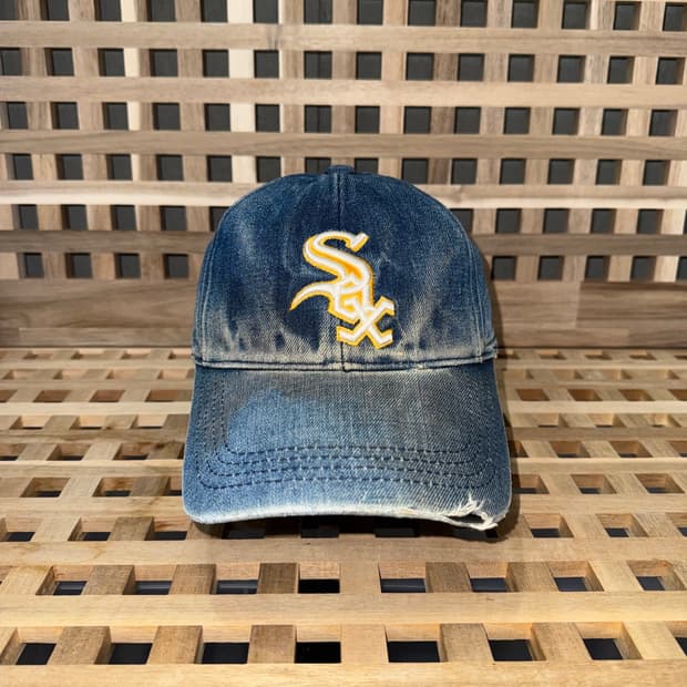 빈티지 시카고 화이트삭스 데님 캡