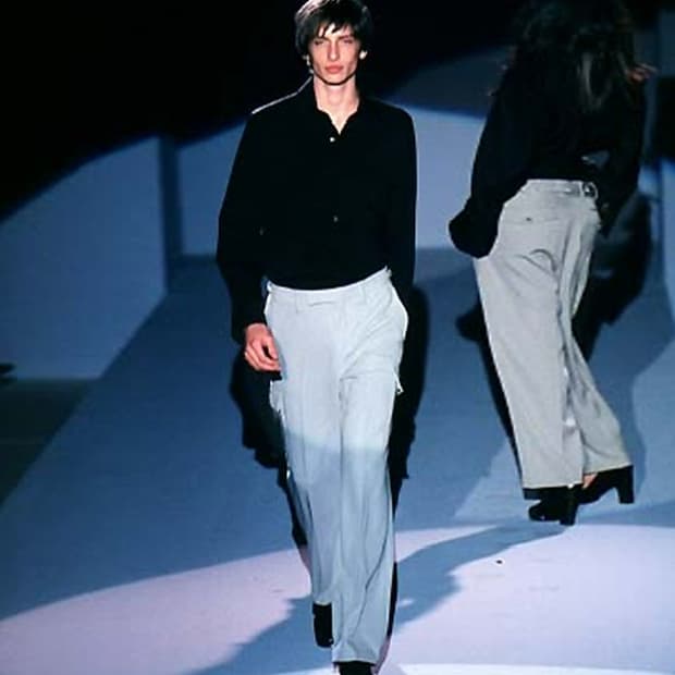 구찌 by 톰 포드 1998F/W 실크 트라우저