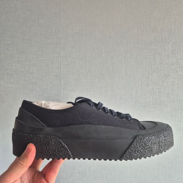 [새상품/42] 스튜디오니콜슨 샤프 캔버스 슈즈 다크이스트 네이비