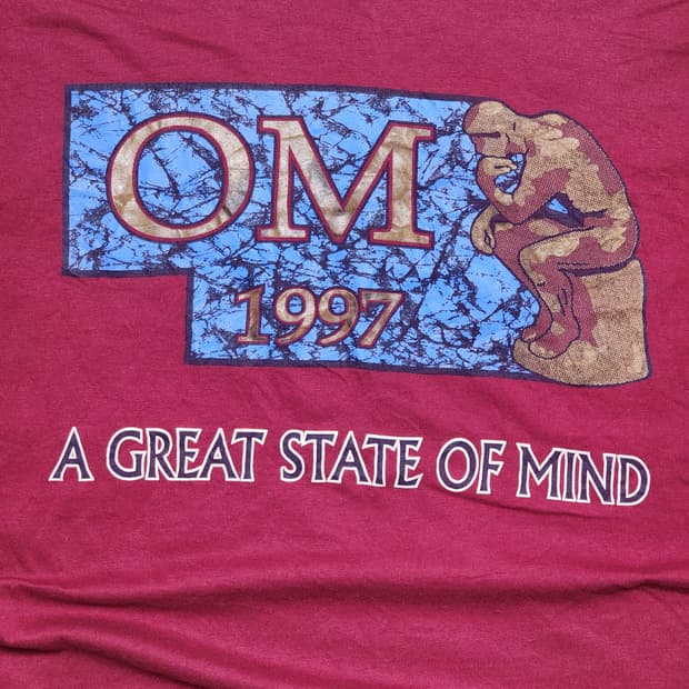 1997 USA “OM” Graphic 싱글스티치 티셔츠19