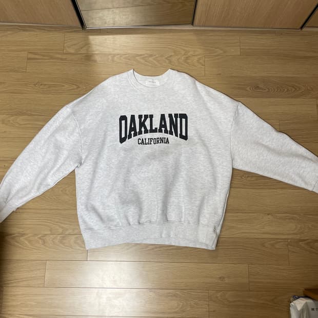 오클랜드 기모 맨투맨