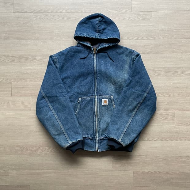 90s 칼하트 아즈텍 액티브 JB848 데님 자켓 carhartt 