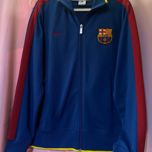 나이키 FC바르셀로나 트랙탑 나이키져지 나이키트랙탑 집업
