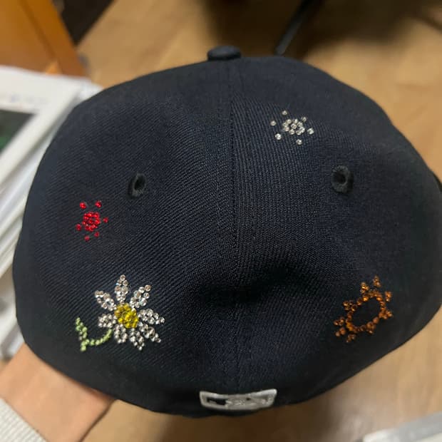 뉴에라 59fifty 스와로브스키 큐빅 커스텀 758사이즈