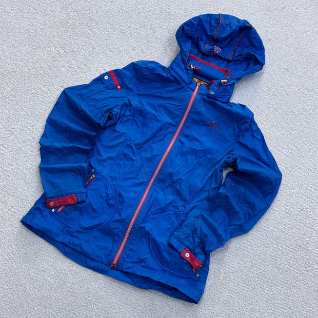 90 루이까스텔 여성 바람막이 후드 자켓 0429E