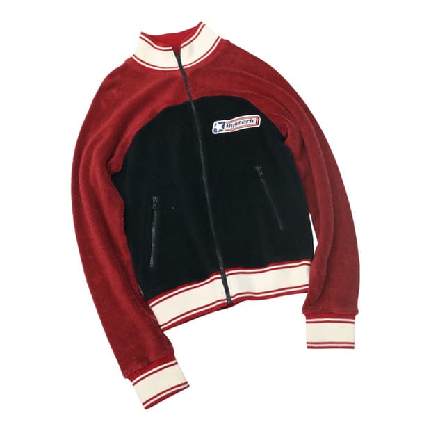 HYSTERIC GLAMOUR 히스테릭 글래머 빈티지 타월 지퍼업 자켓