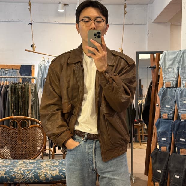 Vintage Type A-2 Lambskin Flight Jacket