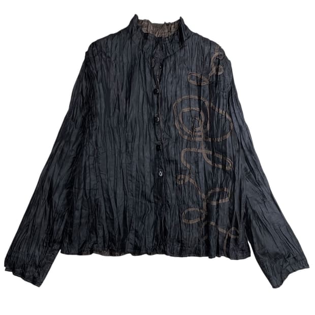 reversible wrinkle jacket