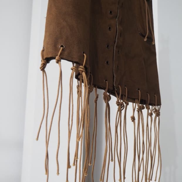 vintage fringe skirt