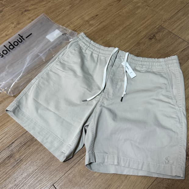 (M)폴로 랄프로렌 아이보리 숏팬츠