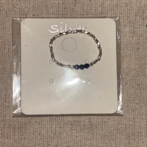925silver 비즈 반지