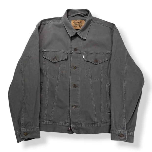 100 리바이스 made in ltay 코듀로이 트러커 자켓