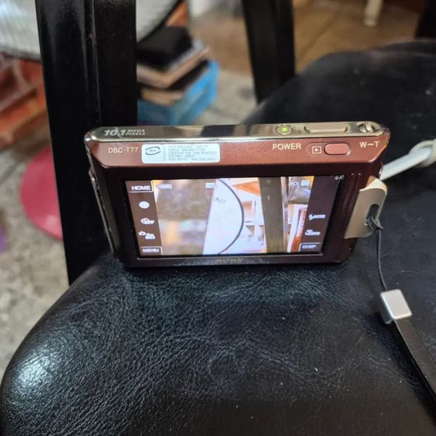 (초희귀)소니 사이버샷 dsc-t77 디카 브라운