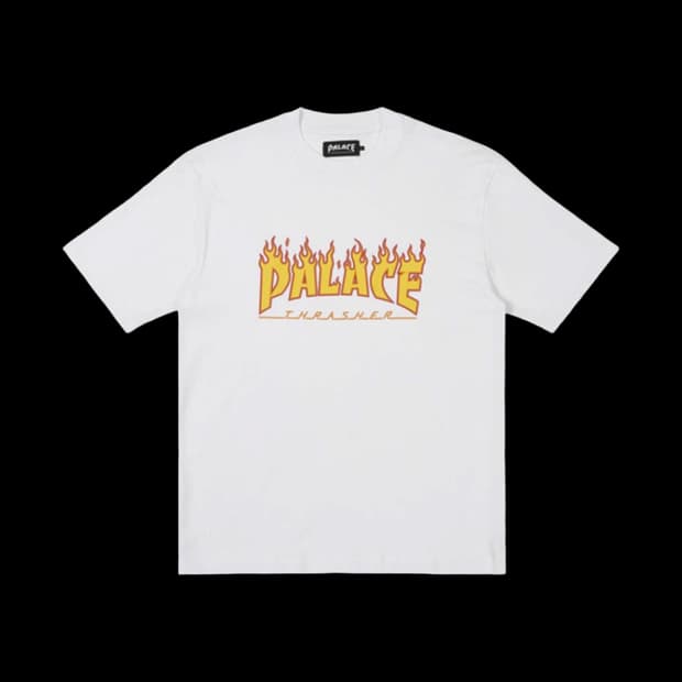 24SS Palace x Thrasher Flame Tee 팔라스