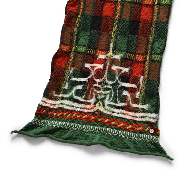 캐피탈 타탄체크 아이누 머플러