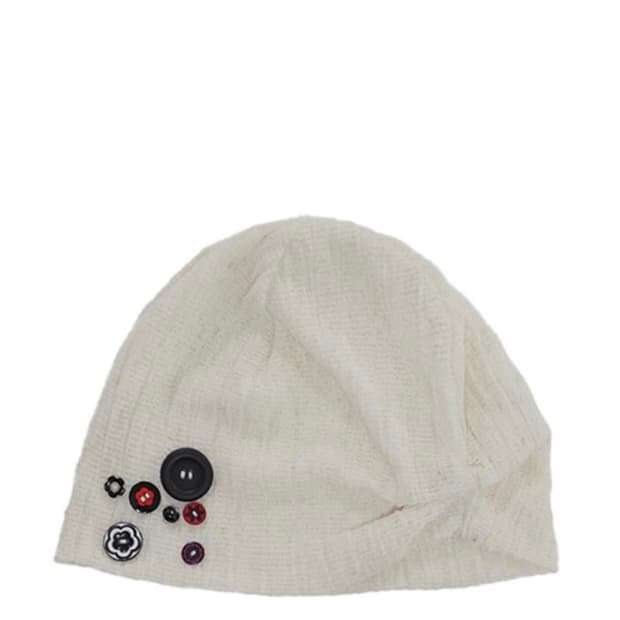 시오서울 BUTTON POINT BEANIE [IVORY]