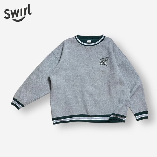 🌊BAC 자가드 스웻셔츠