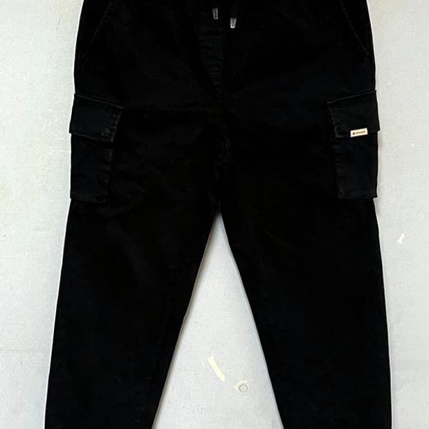 스노우피크 여자 밴딩 클랜드 조거 팬츠 춘추 블랙 캐주얼 M 66 28