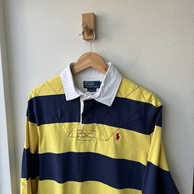 16304 - 폴로 랄프로렌 스트라이프 럭비티 
