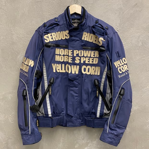 [L] Yellow Corn 옐로우 콘 빈티지 레이싱 자켓