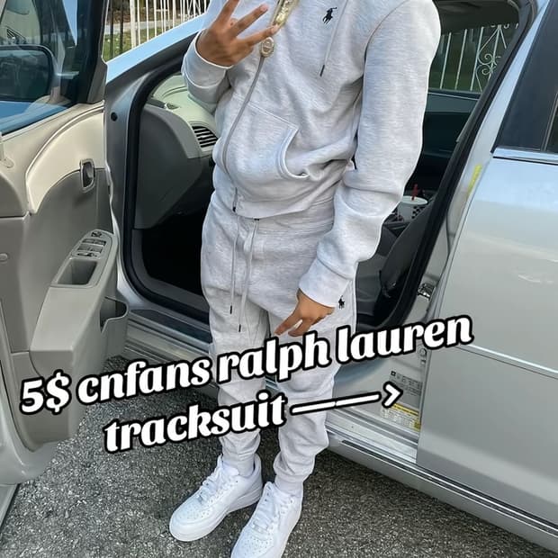 폴로 그레이 트레이닝 셋업