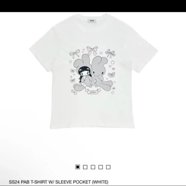 지초이 SS24 sunonebird t-shirt 티셔츠