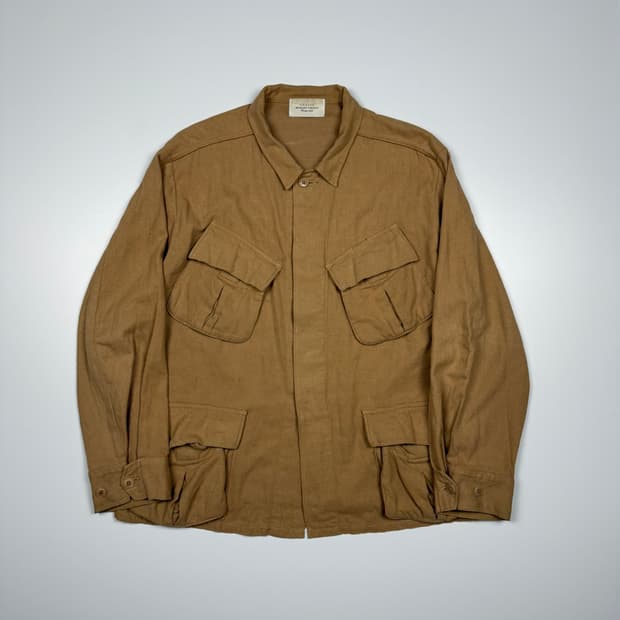 (107) 언유즈드 코튼 실크 퍼티그 자켓