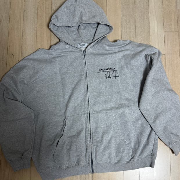 발렌시아가 x RuPaul 집업 후디