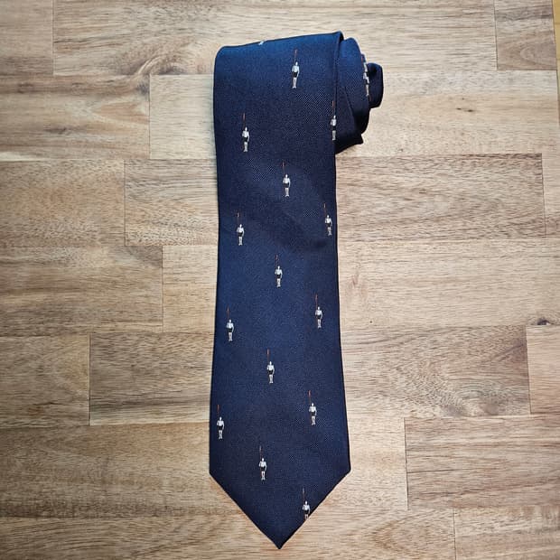 00s 제이크루 오스만 자수 넥타이