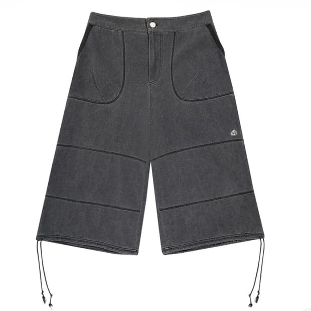 코이세이오 옥스퍼드 지그재그 팬츠 차콜