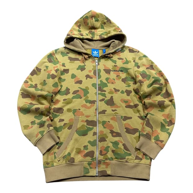 ✨ (바배) 아디다스 된장 카모 기모 후드 집업 