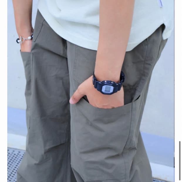 에잇세컨즈 오픈 포켓 밴딩 팬츠 M사이즈