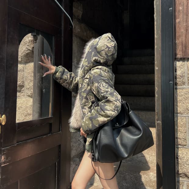 Frost Camo Fur Parka Zip