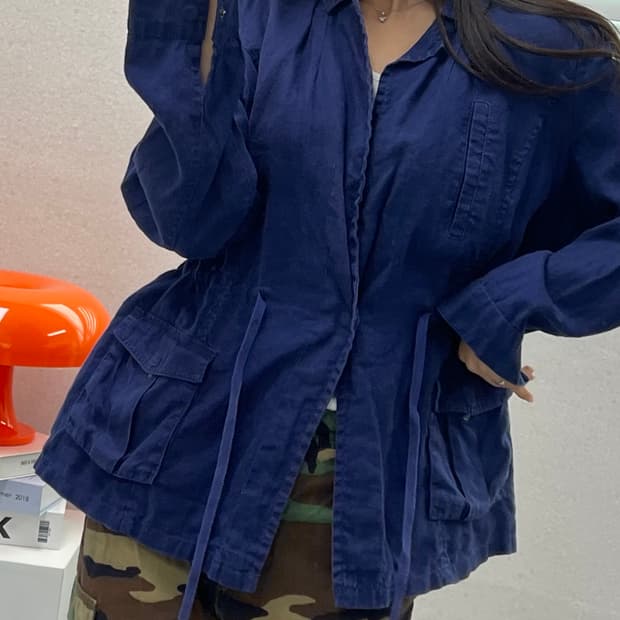 (S)빈티지 린넨 자켓-M1410