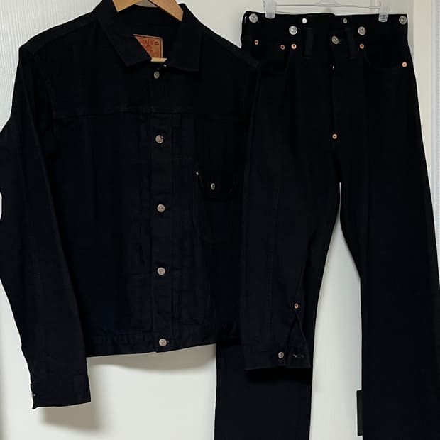 Tcb jeans 20's black set up